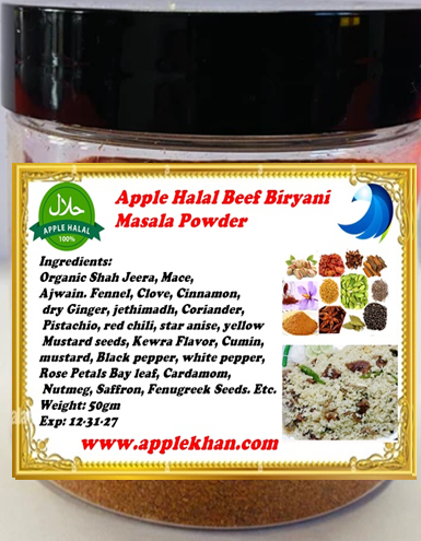 Apple Halal Beef Biryani Masala Powder