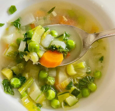 Vegetables soup &1 Roll bread ,16oz $9.99