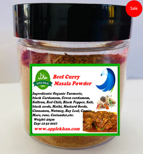 Apple Halal Beef Curry Masala Powder