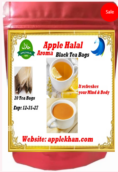 Apple Halal Black Tea Bags