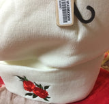 Embroidery Rose Winter Hat