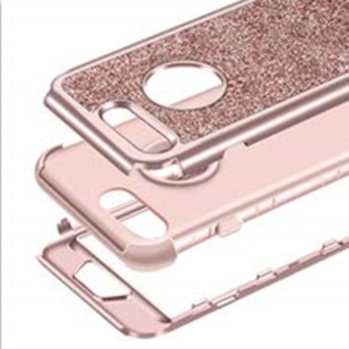 iPhone 7 & 8 Plus Case, Glitter Bling Shiny Heavy Duty Protection